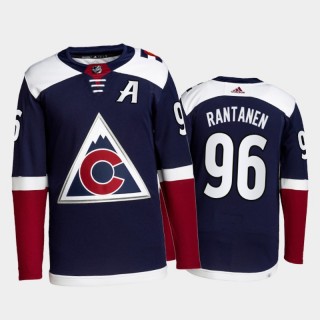 Mikko Rantanen Colorado Avalanche Alternate Jersey 2021-22 Navy #96 Primegreen Authentic Pro Uniform