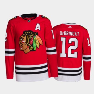 2021-22 Chicago Blackhawks Alex DeBrincat Primegreen Authentic Jersey Red Home Uniform
