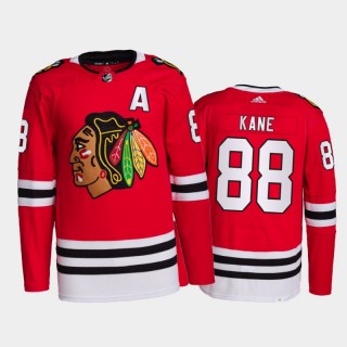 2021-22 Chicago Blackhawks Patrick Kane Primegreen Authentic Jersey Red Home Uniform