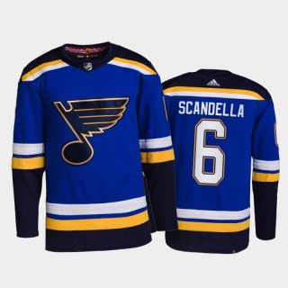 Marco Scandella St. Louis Blues Home Jersey 2021-22 Blue #6 Primegreen Authentic Pro Uniform