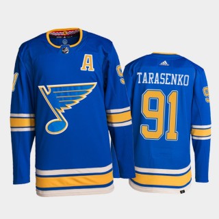 2022 St. Louis Blues Vladimir Tarasenko Authentic Pro Jersey Blue Alternate Uniform