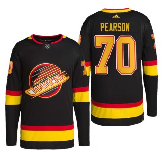 Tanner Pearson Vancouver Canucks Retro Jersey 2022 Black #70 Primegreen Authentic Pro Uniform