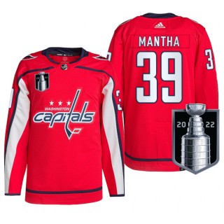 Anthony Mantha Washington Capitals 2022 Stanley Cup Playoffs Jersey Red #39 Authentic Pro Uniform