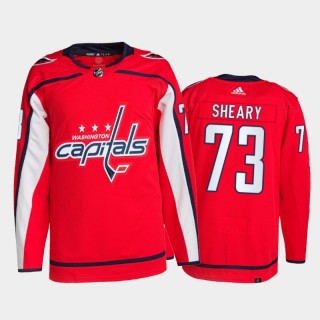 2021-22 Washington Capitals Conor Sheary Primegreen Authentic Jersey Red Home Uniform