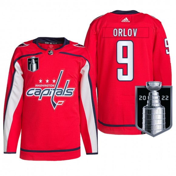 Dmitry Orlov Washington Capitals 2022 Stanley Cup Playoffs Jersey Red #9 Authentic Pro Uniform
