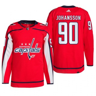 Washington Capitals 2022 Home Jersey Marcus Johansson Red #90 Primegreen Authentic Pro Uniform