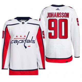 Washington Capitals 2022 Away Jersey Marcus Johansson White #90 Primegreen Authentic Pro Uniform