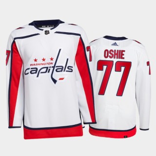 2021-22 Capitals T.J. Oshie Primegreen Authentic Pro White Jersey