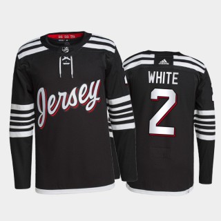 New Jersey Devils Alternate Colton White Primegreen Authentic Pro Jersey 2021-22