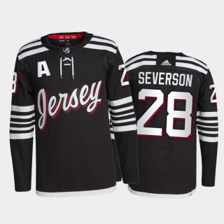 New Jersey Devils Alternate Damon Severson Authentic Pro Jersey 2021-22
