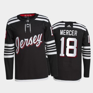 New Jersey Devils Alternate Dawson Mercer Authentic Pro Jersey 2021-22