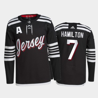 New Jersey Devils Alternate Dougie Hamilton Authentic Pro Jersey 2021-22