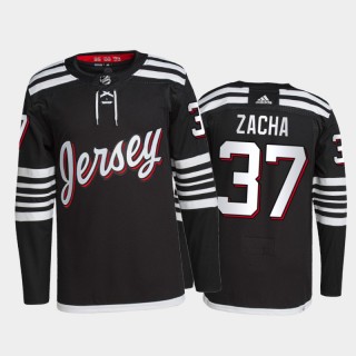New Jersey Devils Alternate Pavel Zacha Authentic Pro Jersey 2021-22