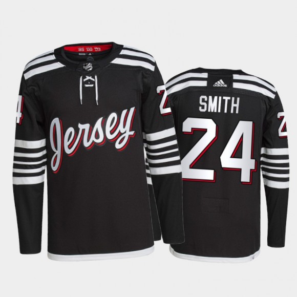 New Jersey Devils Alternate Ty Smith Primegreen Authentic Pro Jersey 2021-22