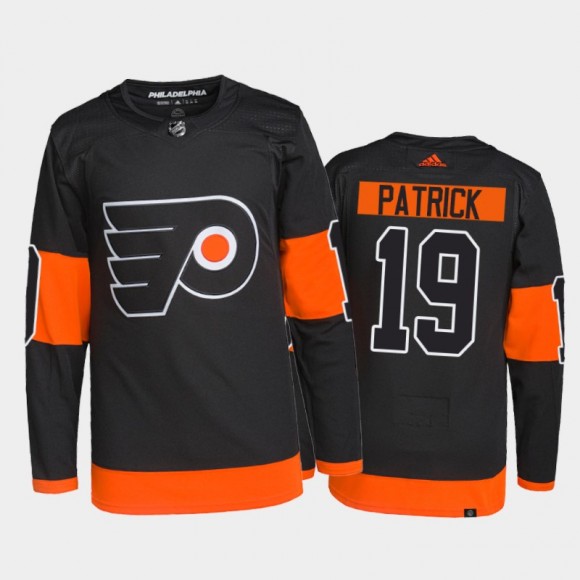 2021-22 Philadelphia Flyers Nolan Patrick Alternate Jersey Black Primegreen Authentic Pro Uniform