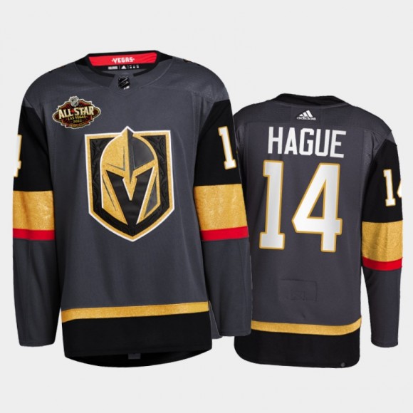 Vegas Golden Knights Nicolas Hague 2022 All-Star Jersey Black Alternate Primegreen Uniform