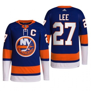 Anders Lee New York Islanders Home Jersey 2022 Royal #27 Primegreen Authentic Pro Uniform