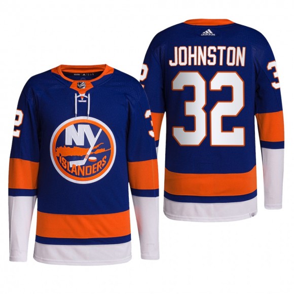 Ross Johnston New York Islanders Home Jersey 2022 Royal #32 Primegreen Authentic Pro Uniform