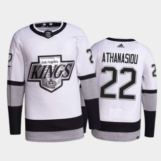 2021-22 Kings Andreas Athanasiou Primegreen Authentic Pro White Jersey