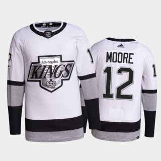 2021-22 Kings Trevor Moore Primegreen Authentic Pro White Jersey