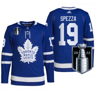 Toronto Maple Leafs 2022 Stanley Cup Playoffs Jersey Jason Spezza Royal #19 Authentic Pro Uniform