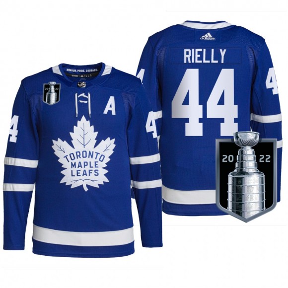 Toronto Maple Leafs 2022 Stanley Cup Playoffs Jersey Morgan Rielly Royal #44 Authentic Pro Uniform