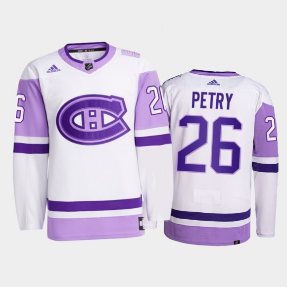 Jeff Petry 2021 HockeyFightsCancer Jersey Montreal Canadiens White Primegreen