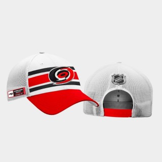 Men Carolina Hurricanes Authentic Pro Snapback On Stage 2021 NHL Draft White Hat