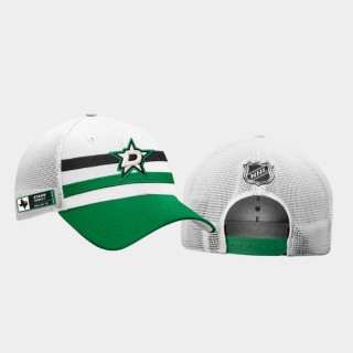 Men Dallas Stars Authentic Pro Snapback On Stage 2021 NHL Draft White Hat