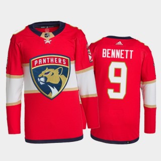 2021-22 Florida Panthers Sam Bennett Home Jersey Red Primegreen Authentic Pro Uniform