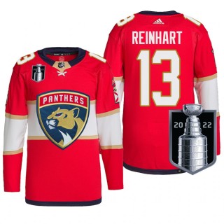 Florida Panthers Sam Reinhart 2022 Stanley Cup Playoffs Jersey Red Authentic Pro Uniform