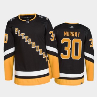 2022 Pittsburgh Penguins Matt Murray Alternate Jersey Black Primegreen Authentic Pro Uniform