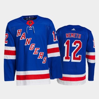 2021-22 New York Rangers Patrik Nemeth Primegreen Authentic Jersey Blue Home Uniform