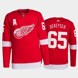 2021-22 Detroit Red Wings Danny DeKeyser Pro Authentic Jersey Red Home Uniform