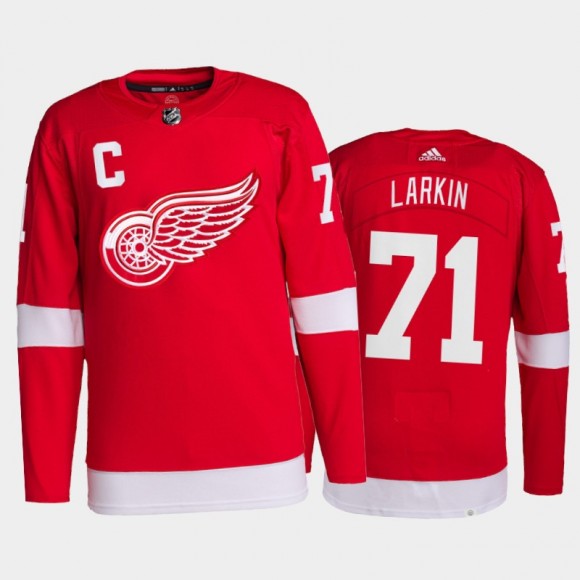 2021-22 Detroit Red Wings Dylan Larkin Pro Authentic Jersey Red Home Uniform