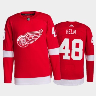 2021-22 Detroit Red Wings Givani Smith Pro Authentic Jersey Red Home Uniform