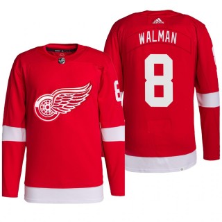 Detroit Red Wings 2022 Home Jersey Jake Walman Red #8 Primegreen Authentic Pro Uniform