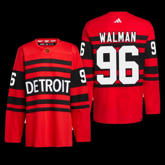 Jake Walman Detroit Red Wings Authentic Pro Jersey 2022 Red #96 Reverse Retro 2.0 Uniform