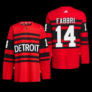 Robby Fabbri Detroit Red Wings Authentic Pro Jersey 2022 Red #14 Reverse Retro 2.0 Uniform