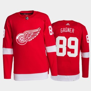 2021-22 Detroit Red Wings Sam Gagner Pro Authentic Jersey Red Home Uniform