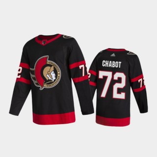 Ottawa Senators Thomas Chabot #72 Home Black 2020-21 2D Authentic Pro Jersey