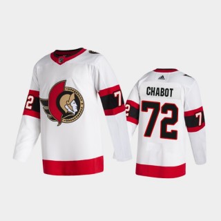 Ottawa Senators Thomas Chabot #72 Away White 2020-21 2D Authentic Pro Jersey